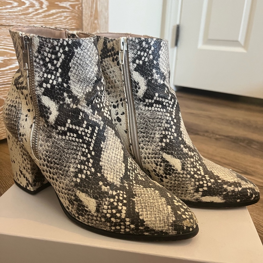 Snakeskin Steve Madden Booties